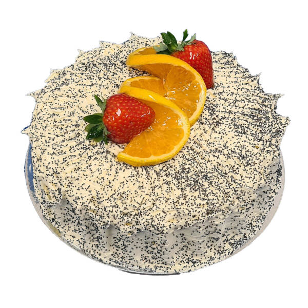 Dairy Free Orange Poppyseed Cake