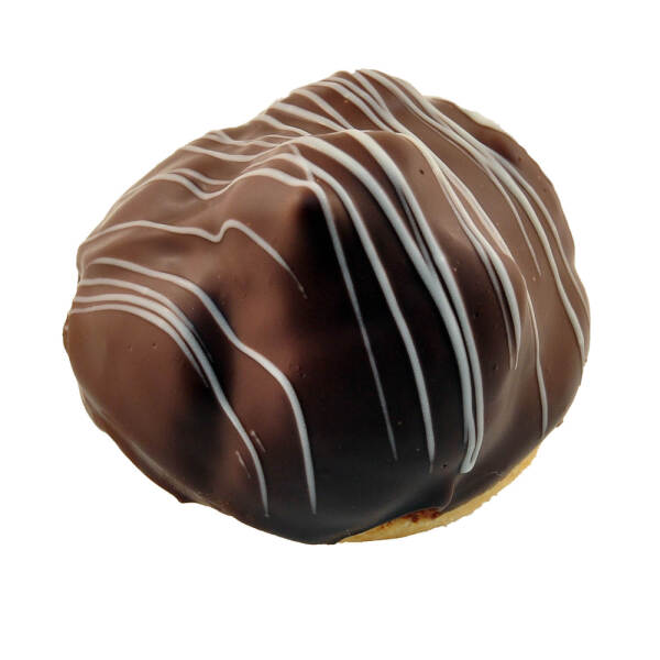 Dark chocolate profiteroles