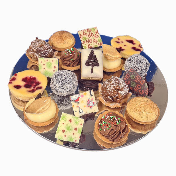 Christmas Petit Four Plate