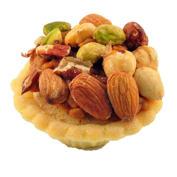 Mini Caramel Mixed Nut Tart