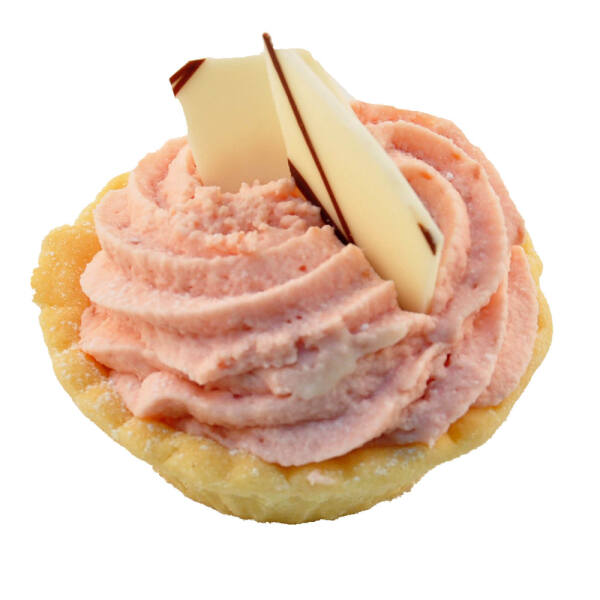 Mini Strawberry Mousse Tarts 